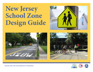 New Jersey School Zone Design Guide - State