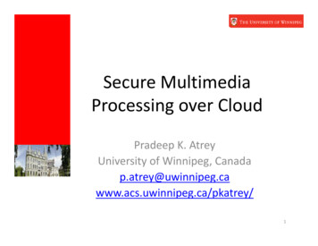 Secure MM Processing Over Cloud - Cs.albany.edu