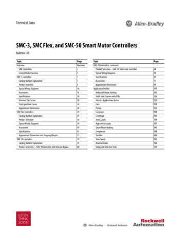 SMC-3, SMC Flex, And SMC-50 SMart Motor Controllers - Amazon Web Services