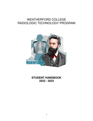 Weatherford College Radiologic Technology Program