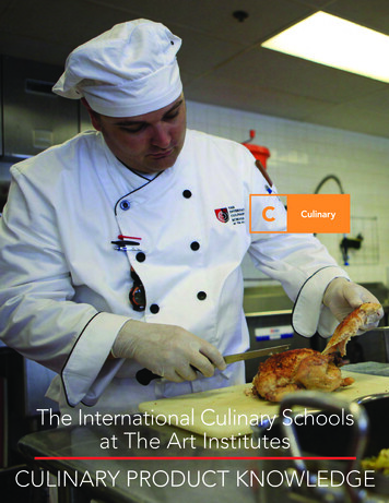 The International Culinary Schools At The Art Institutes CULINARY .