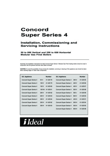 Concord Super Series 4 - Idealcommercialheating 