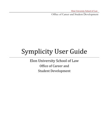 Symplicity User Guide - Microsoft