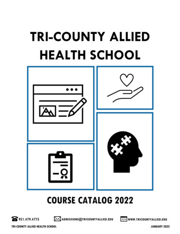 Tri-county Allied Health School