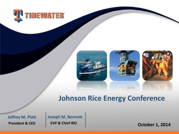 Johnson Rice Energy Conference - S25.q4cdn 