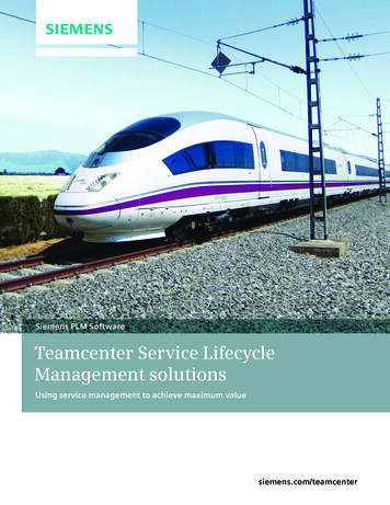 Teamcenter Services - OnePLM: Siemens #1 European PLM Partner