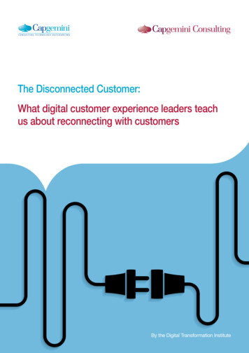 The Disconnected Customer: What Digital Customer Experience Leaders .