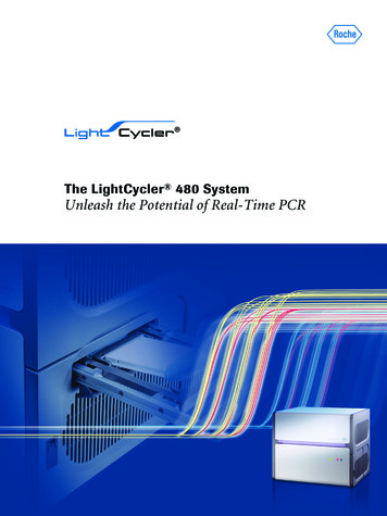The LightCycler 480 System - Unleash The Potential Of Real . - Roche