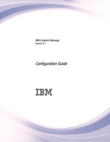 IBM Endpoint Manager: Configuration Guide