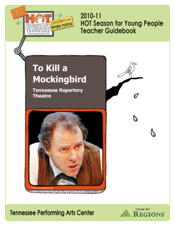 To Kill A Mockingbird - Tennessee Performing Arts Center