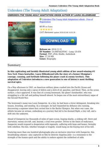 Unbroken (The Young Adult Adaptation EBook PDF (57.18 MB) - Booksmatter