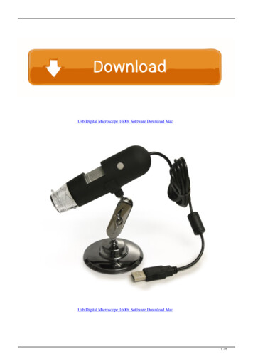 Usb Digital Microscope 1600x Software Mac
