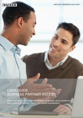 Business Partner Access - Wacker