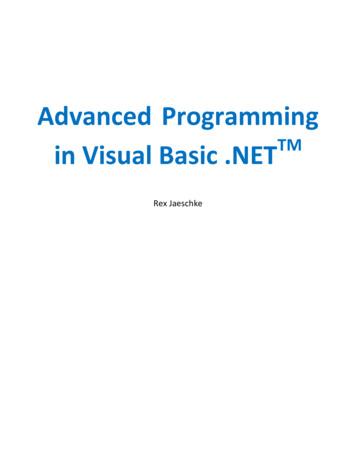 Advanced Programming In Visual Basic - Rex Jaeschke