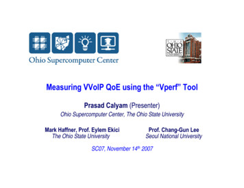 Measuring VVoIP QoE Using The 