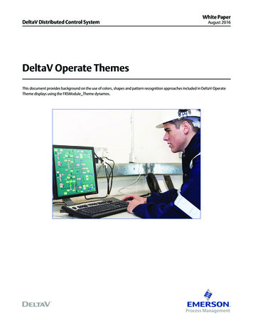 White Paper: DeltaV Operate Themes - Emerson
