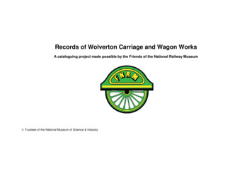 Records Of Wolverton Carriage And Wagon Works - National Railway Museum