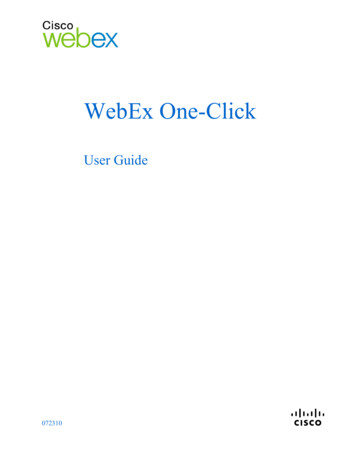 WebEx One-Click