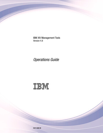 IBM XIV Management Tools: Operations Guide