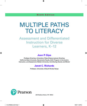 MULTIPLE PATHS TO LITERACY - Pearson