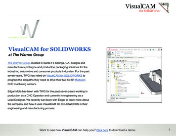 VisualCAM For SOLIDWORKS - MecSoft