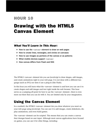 Drawing With The HTML5 Canvas Element - HTML5 In 24 Hours