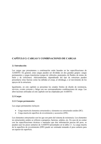 02.1 Cargas Y Combinaciones De Cargas - Biblioteca