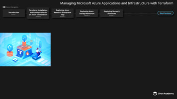 Managing Microsoft Azure Applications And Infrastructure With Terraform