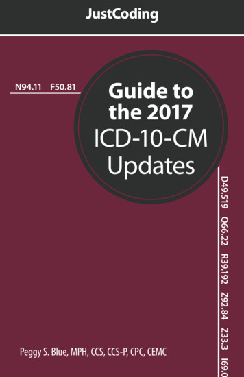 Guide To N94.11 F50.81 The 2017 ICD-10-CM Updates
