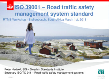 Titel ISO 39001 Road Traffic Safety Management System Standard