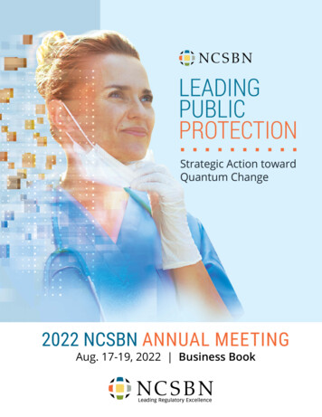 Aug. 17-19, 2022 Business Book - NCSBN