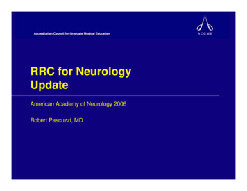 RRC For Neurology Update - American Academy Of Neurology
