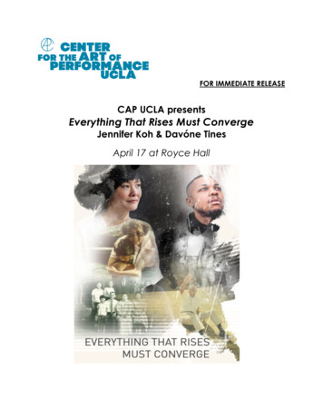 CAP UCLA Presents Everything That Rises Must Converge