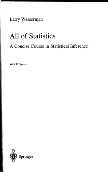 All Of Statistics - GBV