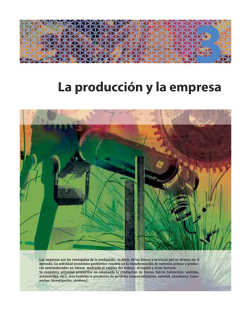 La Producción Y La Empresa - Mheducation.es