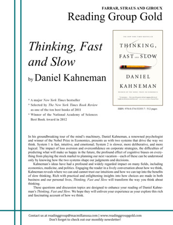 Thinking, Fast And Slow - Supadu