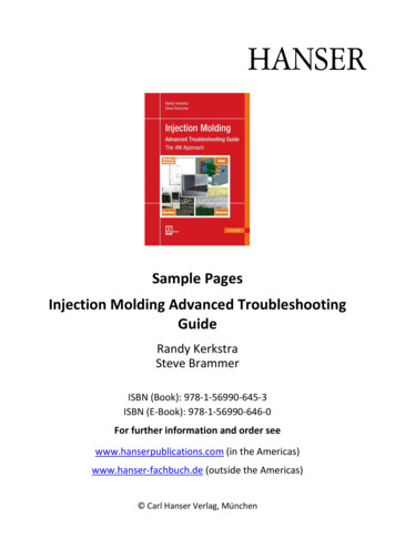 Sample Pages Injection Molding Advanced Troubleshooting Guide