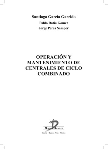 Operación Y Mantenimiento De Centrales De Ciclo Combinado