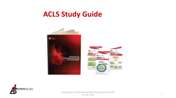ACLS STUDY GUIDE - Learn ACLS