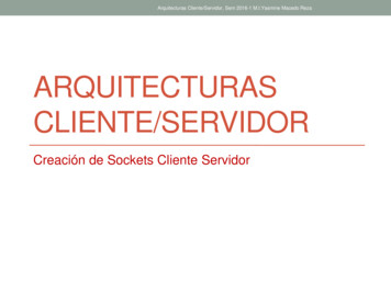 Arquitecturas Cliente/servidor - UNAM