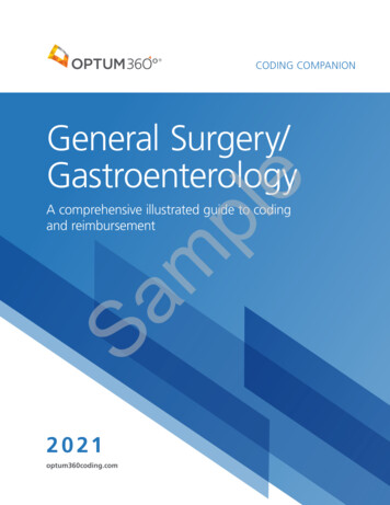 General Surgery/ Gastroenterology Sample - OptumCoding