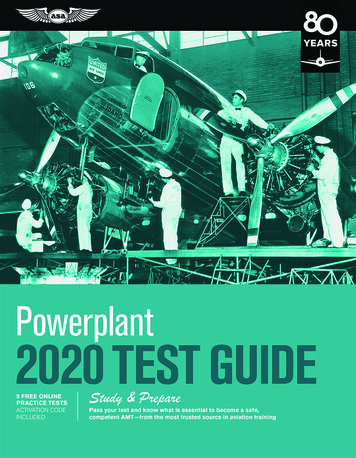 Powerplant Test Guide 2020 - Aircraft Spruce