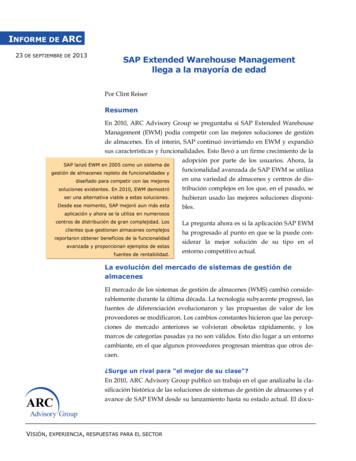 SAP Extended Warehouse Management Llega A La Mayoría De Edad