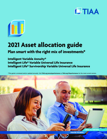 2021 Asset Allocation Guide - TIAA