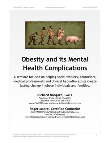 Obesity And Its Mental Health Complications
