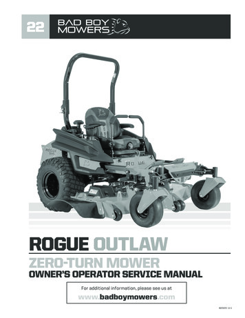 ROGUE OUTLAW - Bad Boy Mowers