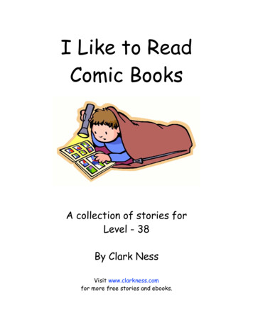 I Like To Read Comic Books - Clarkness 