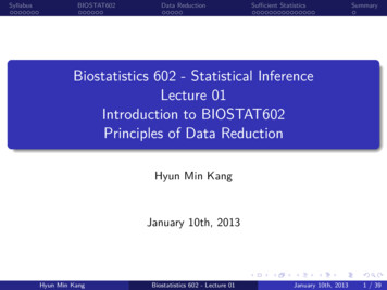Biostatistics 602 - Statistical Inference Lecture 01 Introduction To .