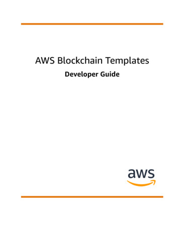 AWS Blockchain Templates