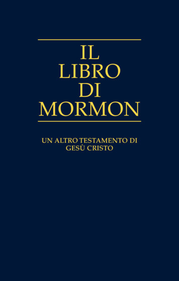 IL LIBRO DI MORMON - Media.ldscdn 
